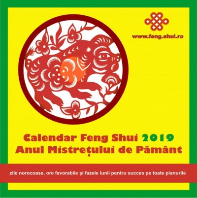 Calendar Feng Shui pe 2019 in limba romana!