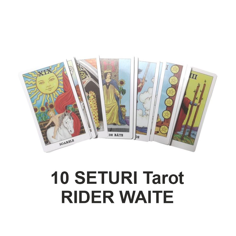 Tarot Rider Waite in limba romana - 10 seturi Tarot Rider Waite in limba romana - 10 seturi