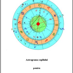 Studiu de astrologie pentru copii - astrograma copilului