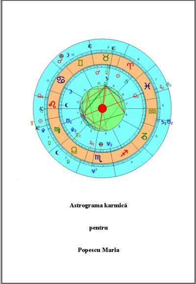 Astrograma karmică. Studiu de astrologie