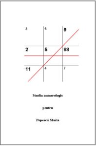 Studiul Numerologic sau Numerograma