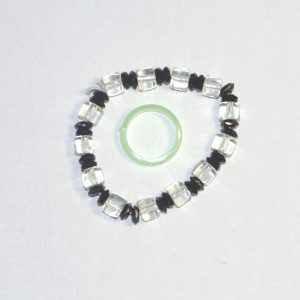 Bratara + inel din plastic pentru zodia Scorpion