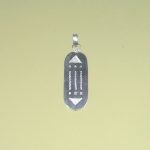 Talisman din argint cu simbolul Luxor/Atlantida