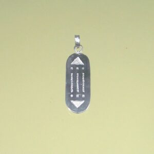 Talisman din argint cu simbolul Luxor/Atlantida