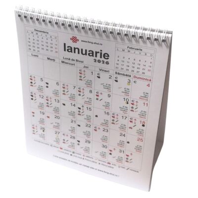 Calendar Feng Shui 2026 in limba romana