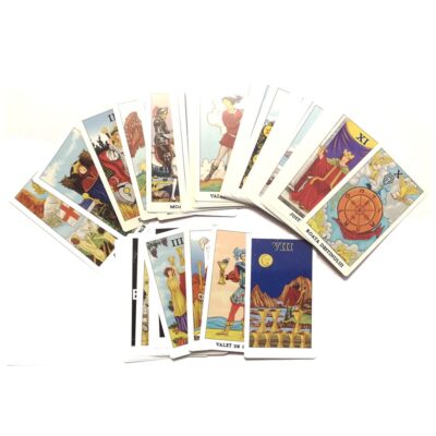 Set de cărți de Tarot - Rider Waite și carte explicativă în limba română - 78 cărți + Tarotul Talismanele Succesului cadou
