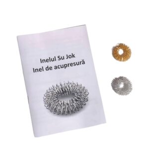 Set de inele de acupresura Su Jok cu prospect - limba romana